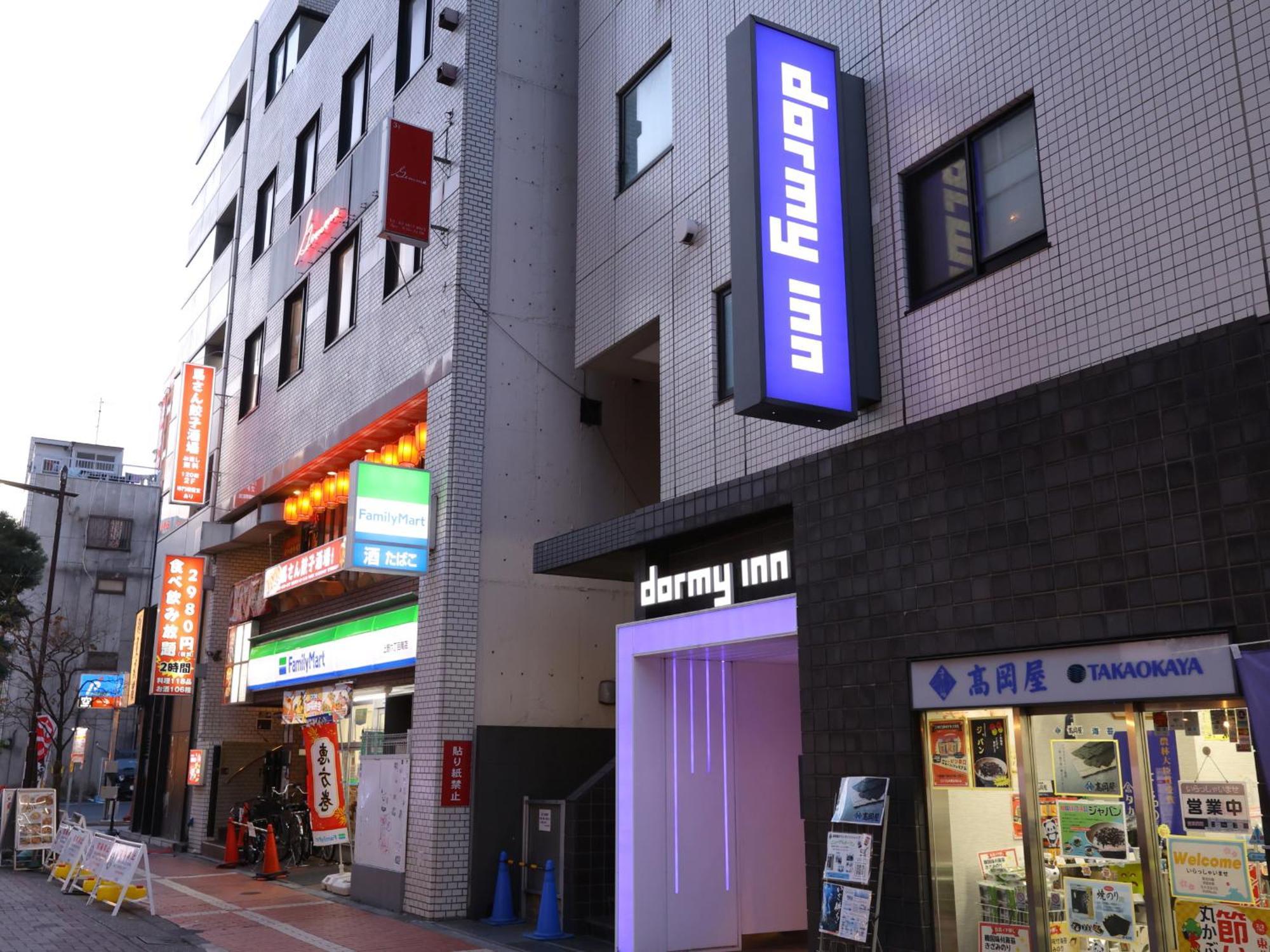 Dormy Inn Ueno Okachimachi Tokyo Bagian luar foto
